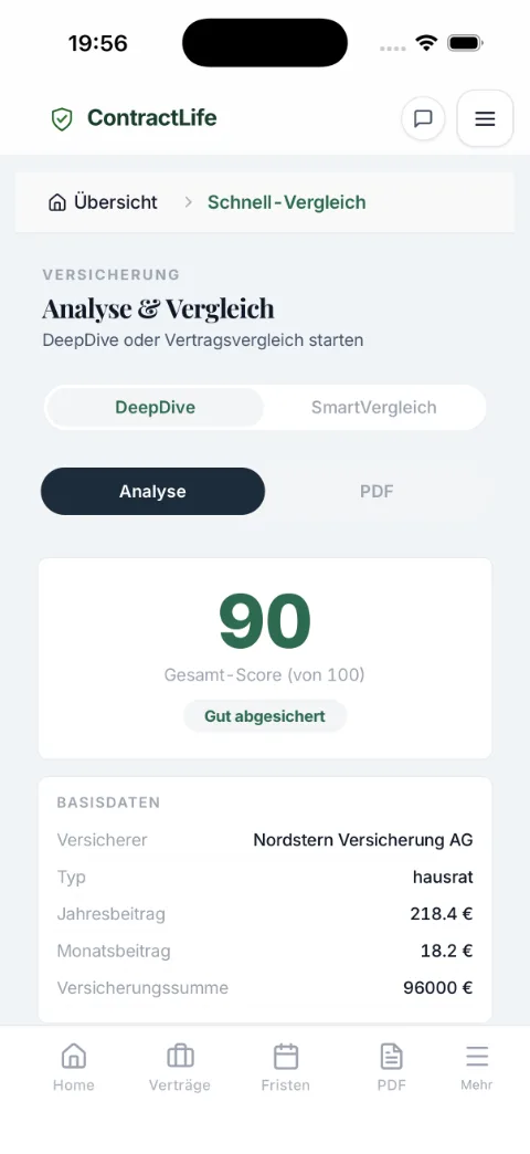 ContractLife-App: Vertrag prüfen mit KI